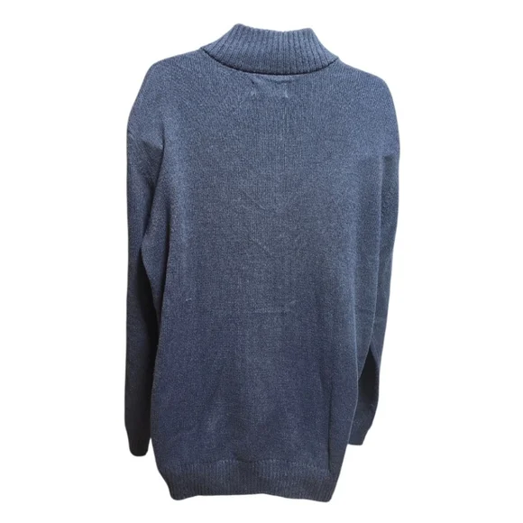 Method Navy Nordic Button-Up Sweater - Picture 8 of 10